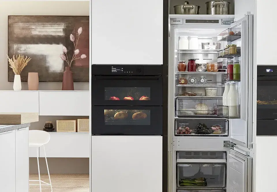 Kühlschrank und Ofen